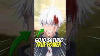 Gojo saturo true power 😱 anime jujutsukaisen [upl. by Lleznov130]