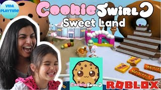 Let’s Play CookieSwirlC Sweet land Roblox – Cookie Fans [upl. by Amsirp391]