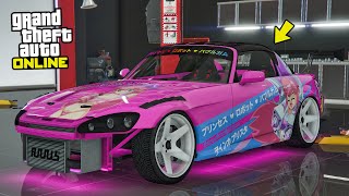 Dinka RT3000 Honda S2000  GTA 5 Online DLC Vehicle Customization [upl. by Yetty]