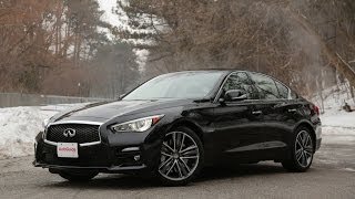 2014 Infiniti Q50 Hybrid Review  Technology Overview [upl. by Lleznol]