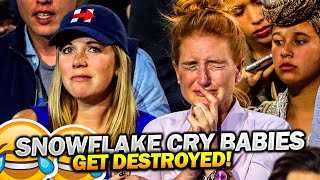 Snowflake Cry Babies Get DESTROYED Cringe Compilation [upl. by Panayiotis]