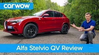 Alfa Stelvio Quadrifoglio 510hp review  see why it’s the ONLY fun SUV  carwow [upl. by Anilet274]