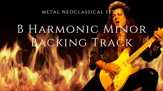 Metal Neoclassical  Backing Track in B Minor [upl. by Zacharias493]