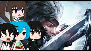 Infinite Stratos reacted Metal Gear Rising Revengeance Prologue [upl. by Ellinehc622]