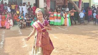 Nimbiya Banada Myagala Dance By A Cute Girl  On Republic Day 2024 [upl. by Hsirahc]