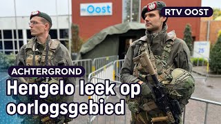 Zo bewaakten honderden zwaarbewapende militairen Hengelo  RTV Oost [upl. by Nairoc18]