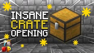 THE MOST INSANE CRATE OPENING  Minecraft OP Prisons  JailMC [upl. by Gibeon]