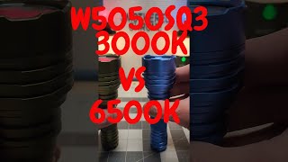 NEW LED W5050SQ3 6500K VS 3000K [upl. by Annhoj]