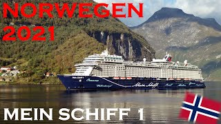 1G NORWEGEN Kreuzfahrt mit MEIN SCHIFF 1 September 2021 [upl. by Xeno]