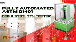 Fully automated Demulsibility Tester per ASTM D1401 for Petroleum Oils amp Synthetic FluidsADEM⭐⭐⭐⭐⭐ [upl. by Vashti605]