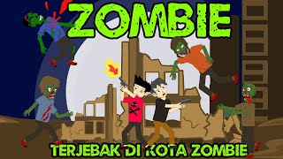 Terjebak di kota zombie full  Kartun hantu  Animasi horor [upl. by Irik]