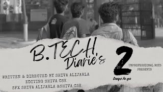 B TECH DIARIES TRAILER  SHIVA ALIJARLA [upl. by Gilmore]