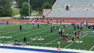 GHSA 6A Sectional Championship Heat 1 Boys 4x100m relay Lakewood Stadium Atlanta Georgia [upl. by Ahsiakal]