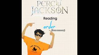 percy jackson reading order percyjackson booktok pjo  credit megmccaffreyz [upl. by Rimisac15]