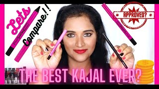 MAC In Extreme Dimension 24 Hour Kajal Eye liner Review Demo Wear Test Vs Technakohl Liner amp More [upl. by Tut]