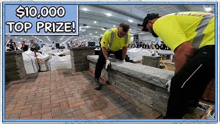 Final Round  Paver Patio Install Competition Northeast Hardscape Expo 2024 [upl. by Ueihttam]