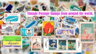 OLD POSTAGE STAMPS PHILATELY [upl. by Mattson385]