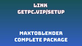 🔸MaxToBlender🎤 HOW TO INSTALL 💻PCLAPTOP TUTORIAL 2024 no charge📸 [upl. by Gabby116]