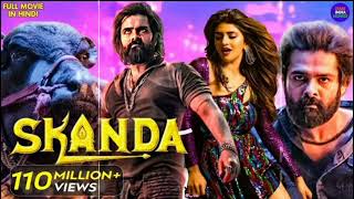 SKANDA movie trailer scene  New hindi dubbed movie 2024  Sreeleela movies [upl. by Eihctir]