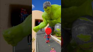 kisko lagega Hulk ka mukka shortsfeed hulk funny avengers spiderman gta funnyreel funnypost [upl. by Esinel]