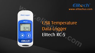 How to Use Elitech RC5 Temperature Data Logger [upl. by Luben]