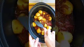 Slow Cooker French Onion Beef amp Potatoes familymealsideas budgetfriendly [upl. by Oidualc852]