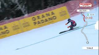 Alta Badia 🇮🇹  mens giant slalom Dec 18 2022  Henrik Kristoffersen 🇳🇴 2nd place [upl. by Tybald265]