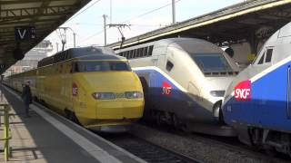 TGV cargo Euro Carex à Paris gare de Lyon [upl. by Moyer]