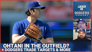 Will Shohei Ohtani Play Outfield This Year Pitch Next Year  More Los Angeles Dodgers Questions [upl. by Beilul]