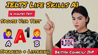 IELTS A1 Life Skills Speaking amp Listening Test Important Questions with Answers  2024 Latest [upl. by Leizar697]