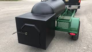 250 Gallon  Walk Up Trailer Moberg Smokers [upl. by Maharba]