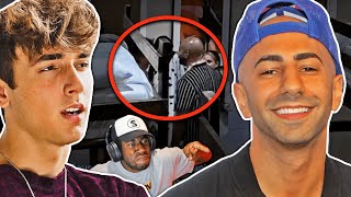 Bryce Hall BEATS UP FouseyTube After He HIT A GIRLFOOTAGE [upl. by Ima]