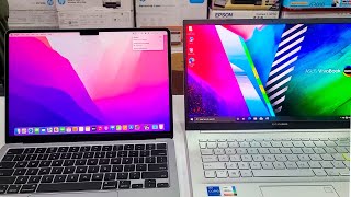 Retina vs Oled Display  Apple Macbook Retina Display vs Asus Vivobook Oled Display [upl. by Kir347]