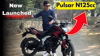 Finally Launched in Delhi NCR🔥 Bajaj Pulsar N125cc🤩 125 segment King😱 bajaj reels trending [upl. by Ewan]