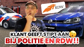 Klant geeft Stipt aan bij Politie en RDW [upl. by Okwu]