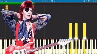 David Bowie  Changes  Piano Tutorial  Piano Parts ONLY [upl. by Anait720]