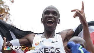 Time Lapse of Eliud Kipchoges historic sub2 hour marathon  NBC Sports [upl. by Nedle810]