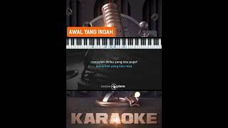 tere awal yang indah karaoke [upl. by Nnaer]