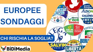 Sondaggi Europee le percentuali dei partiti Chi rischia la soglia [upl. by Llehcal]