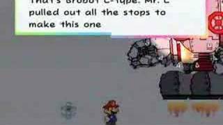 Brobot LType World 6 Boss Fight Super Paper Mario Wii [upl. by Prichard810]