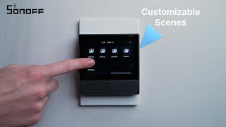 SONOFF NSPanel  The Usage Scene of Smart Display Panel Switch Will Work with SmartThings and LIFX [upl. by Rednav]