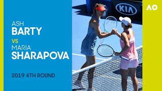 Ash Barty vs Maria Sharapova in a threeset thriller  Australian Open 2019 Round 4 [upl. by Deena953]