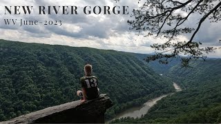 New River Gorge Hike June 2023 [upl. by Nylasej]