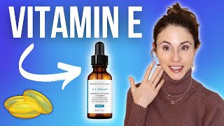 TOP SKIN BENEFITS OF VITAMIN E 😍 DERMATOLOGIST DrDrayzday [upl. by Sybila]