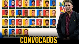 los CONVOCADOS de la selección COLOMBIA y controversia por la LISTA de Lorenzo [upl. by Ettelegna]