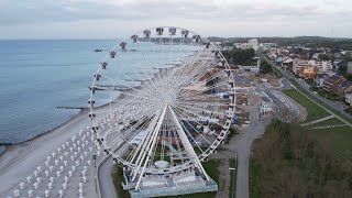 Grömitz Ostsee 2023 Riesenrad Laufevent Strand Luftaufnahmen Tipps DJI AIR 2S Footage 4K [upl. by Elva]