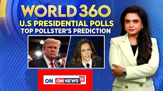 US Presidential Election 2024 Top Pollsters Prediction Trump Vs Kamala Harris  News18 [upl. by Ahsitaf]