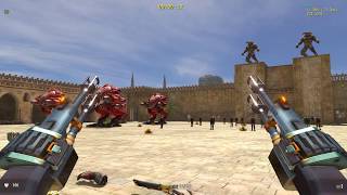 Overwatch Weapon Pack Update  Serious Sam mod [upl. by Imelda]