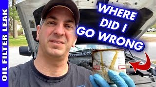 Why Is My New Oil Filter Leaking [upl. by Robillard805]