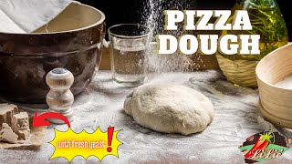 Het perfecte pizzadeeg maken met verse gist [upl. by Auqkinahs]